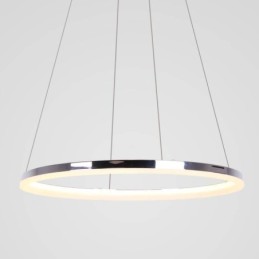 Lámpara colgante moderna de acrílico circular de 40 cm