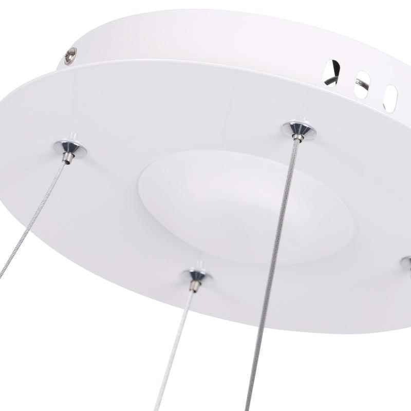 Lámpara colgante moderna de acrílico circular de 40 cm