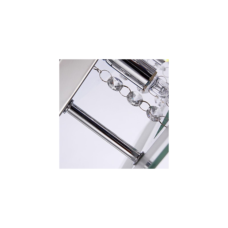 Lámpara de techo moderna de cristal para sala de estar, 5 luces