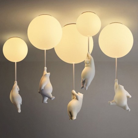 Lámpara de techo nórdica con forma de globo, lámpara colgante acrílica para niños. Lámpara de techo nórdica con forma de globo, lámpara colgante acrílica para niños.