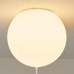 Lámpara de techo nórdica con forma de globo, lámpara colgante acrílica para niños.