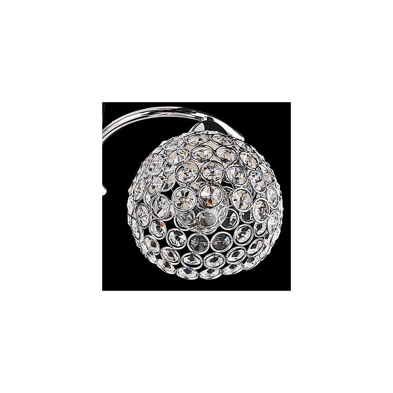 Lámpara colgante moderna contemporánea de metal galvanizado con cristal y montaje empotrado