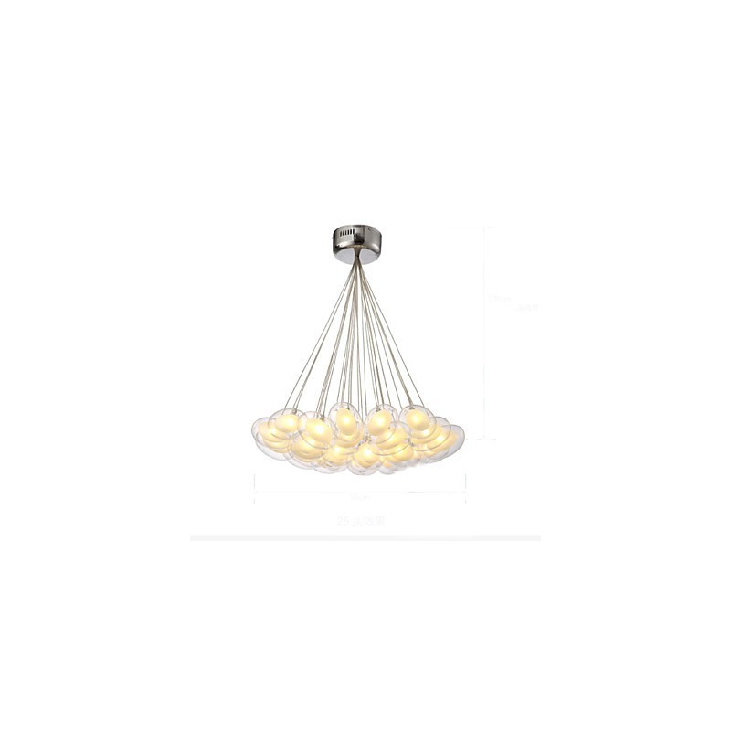 Lámpara de araña de 22 luces G4 Retrofit moderna contemporánea