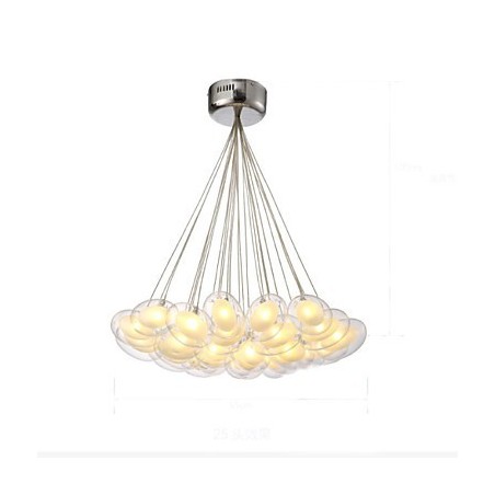 Lámpara de araña de 22 luces G4 Retrofit moderna contemporánea Lámpara de araña de 22 luces G4 Retrofit moderna contemporánea