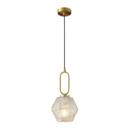 Lámpara colgante moderna de cristal para iluminación del hogar, lámpara colgante creativa