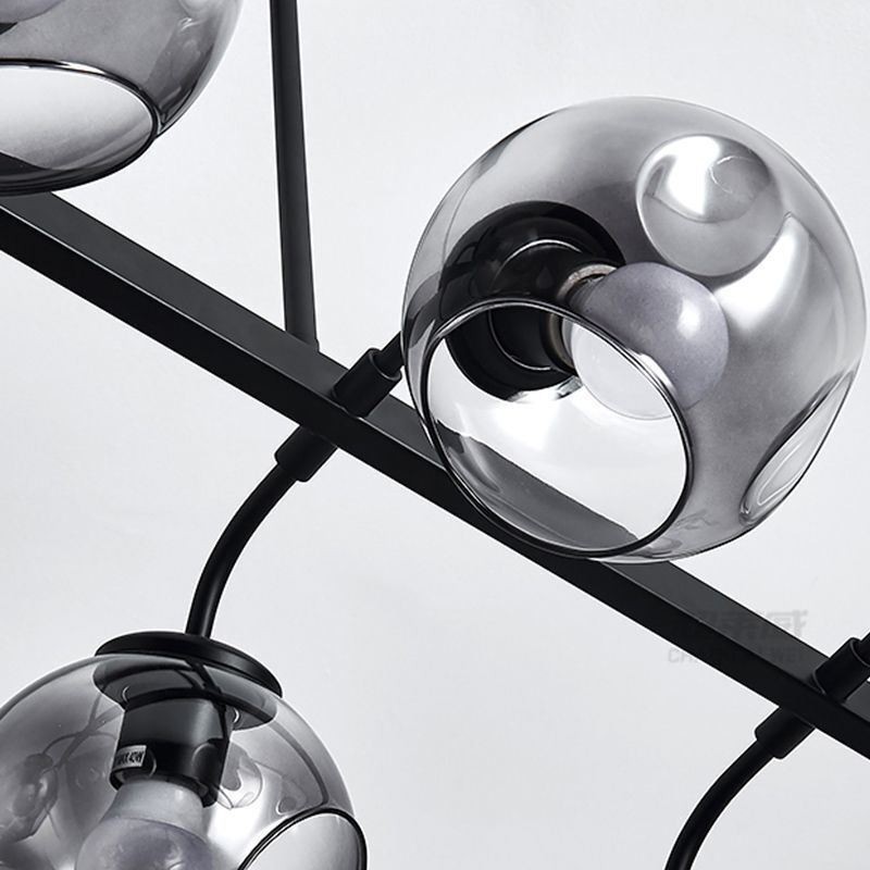 Lámpara colgante Magic Bean con globo de cristal