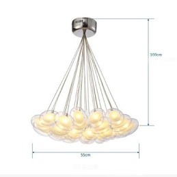 Lámpara de araña de 22 luces G4 Retrofit moderna contemporánea