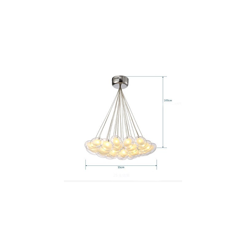 Lámpara de araña de 22 luces G4 Retrofit moderna contemporánea