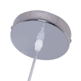 Lámpara colgante clásica de vidrio con cuerno de madera, iluminación creativa