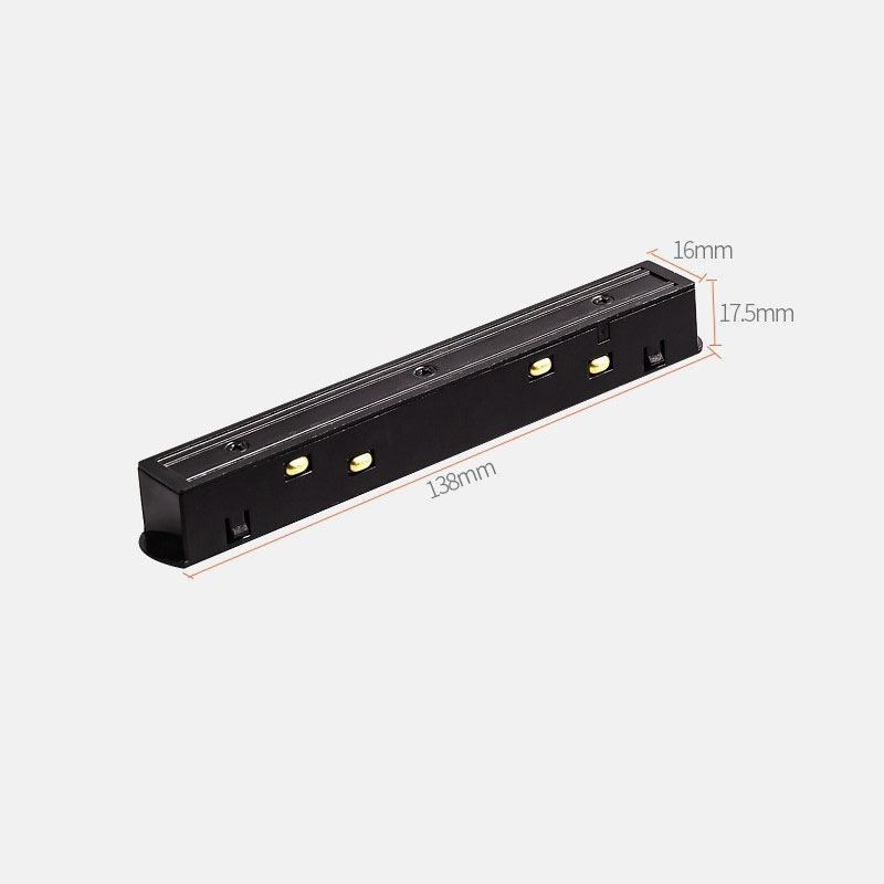 Foco empotrable con riel magnético, luz decorativa, 3 m x 2