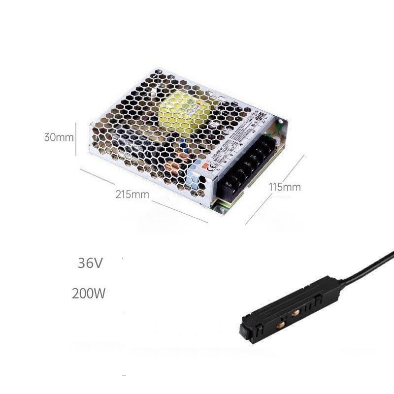 Foco empotrable magnético para riel, luz decorativa, 6 m, 36 V