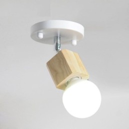 Mini foco simple, moderno, blanco, para techo (luz individual)