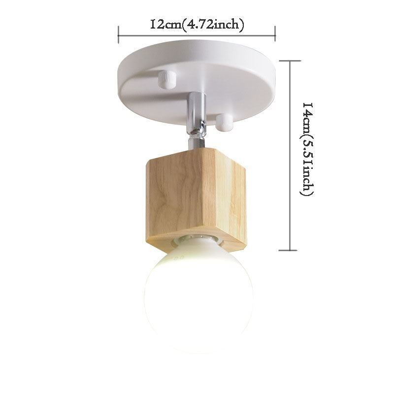 Mini foco simple, moderno, blanco, para techo (luz individual)