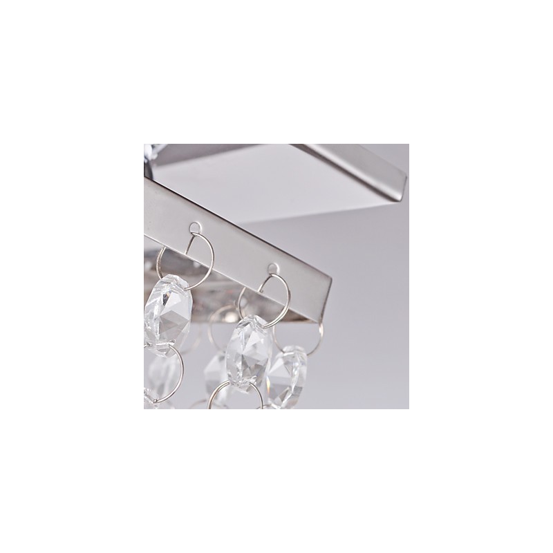 Lámpara de techo de cristal moderna de 5 luces