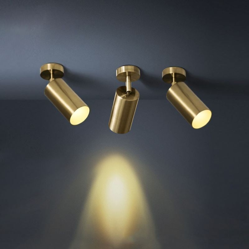 Foco de techo de aluminio moderno y sencillo