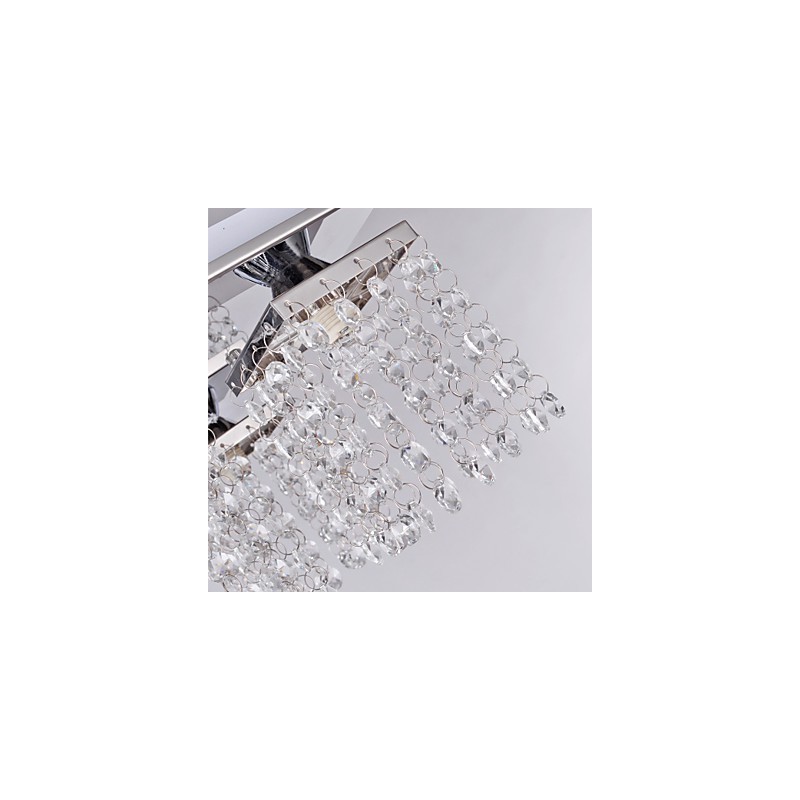 Lámpara de techo de cristal moderna de 5 luces