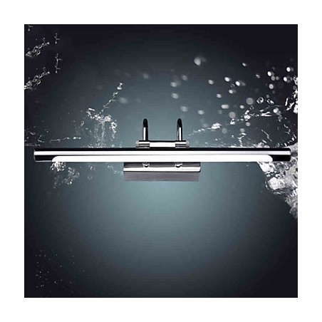 Lámparas de espejo de acero inoxidable, lámparas de pared de baño acrílicas, luces de maquillaje, blanco frío, blanco cálido (tamaño: 57 x 13,5 x 15) Lámparas de espejo de acero inoxidable, lámparas de pared de baño acrílicas, luces de maquillaje, blanco frío, blanco cálido (tamaño: 57 x 13,5 x 15)