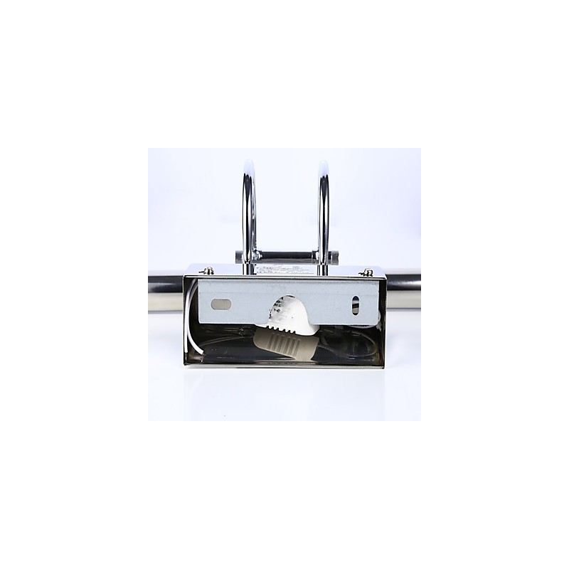 Lámparas de espejo de acero inoxidable, lámparas de pared de baño acrílicas, luces de maquillaje, blanco frío, blanco cálido (tamaño: 57 x 13,5 x 15)