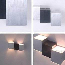 Apliques de pared de estilo mini, modernos y contemporáneos de metal.