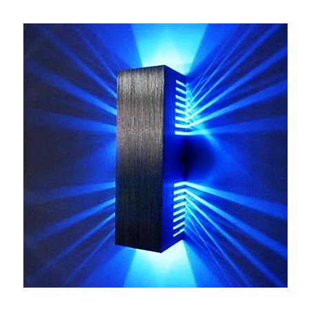 Aplique de pared moderno con diseño de luz dispersa y 2 pantallas cúbicas Aplique de pared moderno con diseño de luz dispersa y 2 pantallas cúbicas