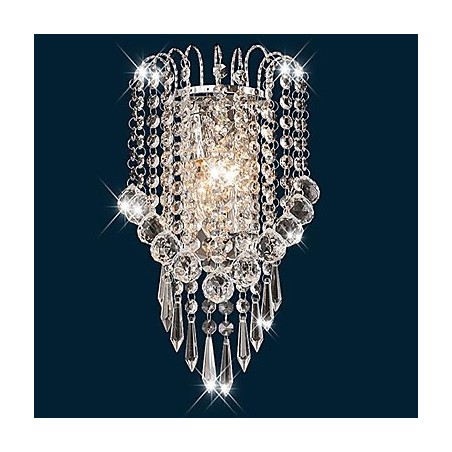 Lámparas de pared de cristal empotradas modernas y contemporáneas de metal Lámparas de pared de cristal empotradas modernas y contemporáneas de metal