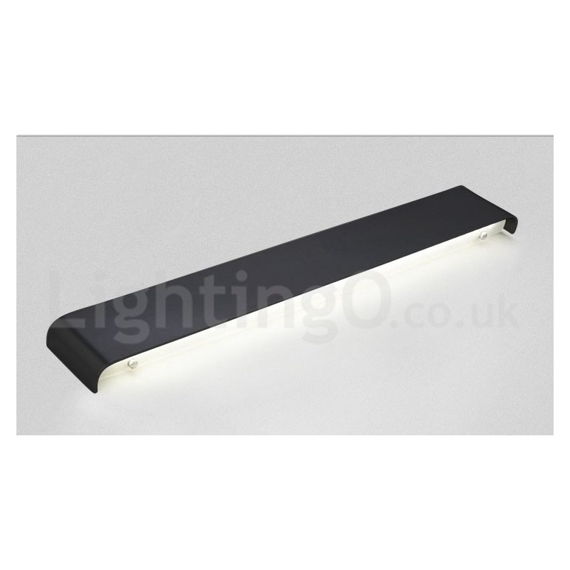 Lámparas de pared y apliques modernos y contemporáneos largos para interiores, de metal, IP44, para baño, dormitorio y sala de estar.