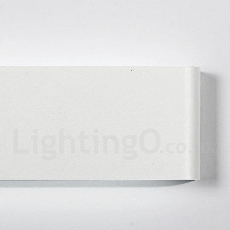 Lámparas de pared y apliques modernos y contemporáneos largos para interiores, de metal, IP44, para baño, dormitorio y sala de estar.
