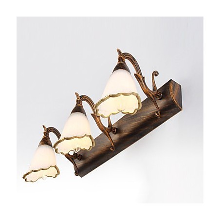 Apliques de pared Iluminación de baño Lámparas de pared de lectura Estilo mini Rústico Lodge Metal