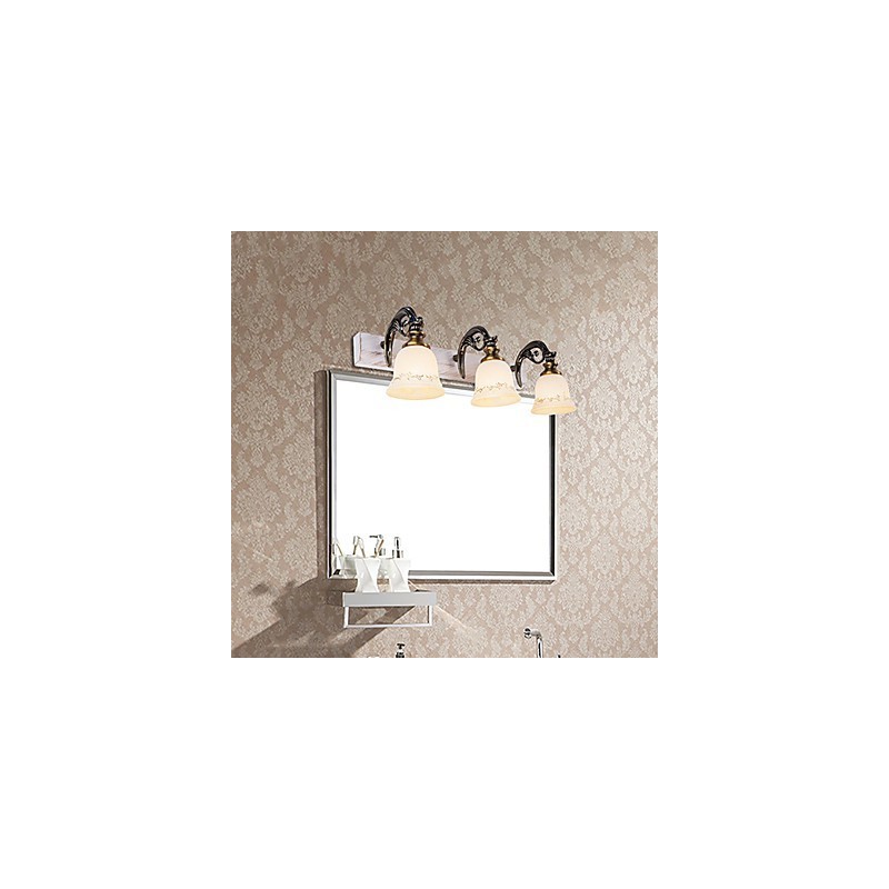 Apliques de pared para baño modernos contemporáneos de metal