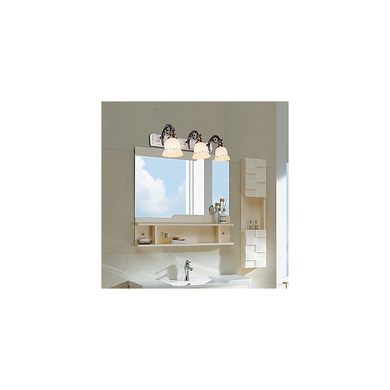 Apliques de pared para baño modernos contemporáneos de metal