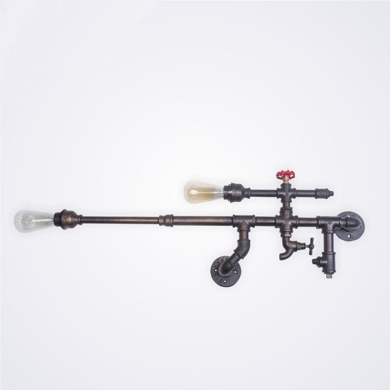 Lámpara de pared industrial vintage para baño, cocina, comedor, lámpara Edison de lujo, apliques de barra, lámparas FJ DB2 014A0