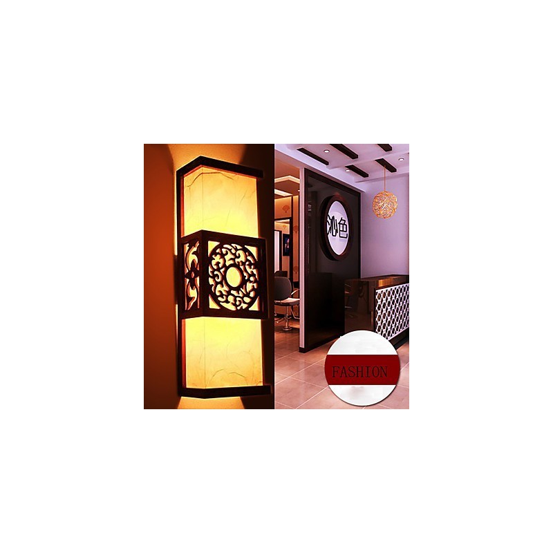 Lámpara de pared clásica de piel de oveja Archaize Corridor Corridor