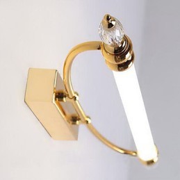 Iluminación de baño moderna contemporánea de metal