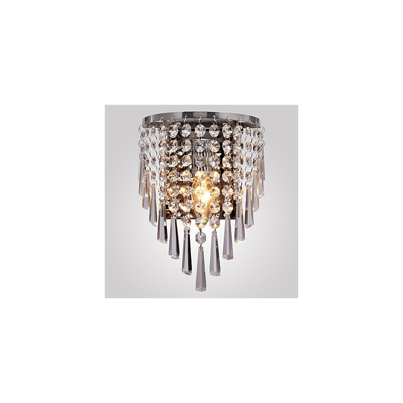 Aplique de pared semicircular en cristal Feature