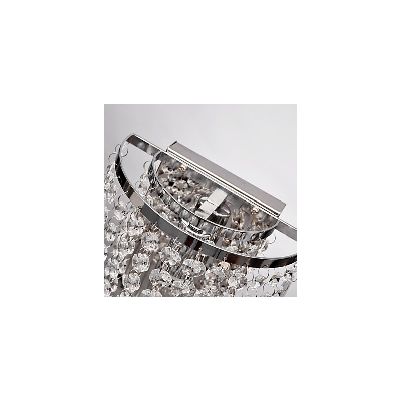 Aplique de pared semicircular en cristal Feature