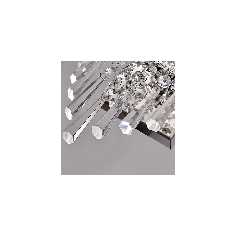 Aplique de pared semicircular en cristal Feature