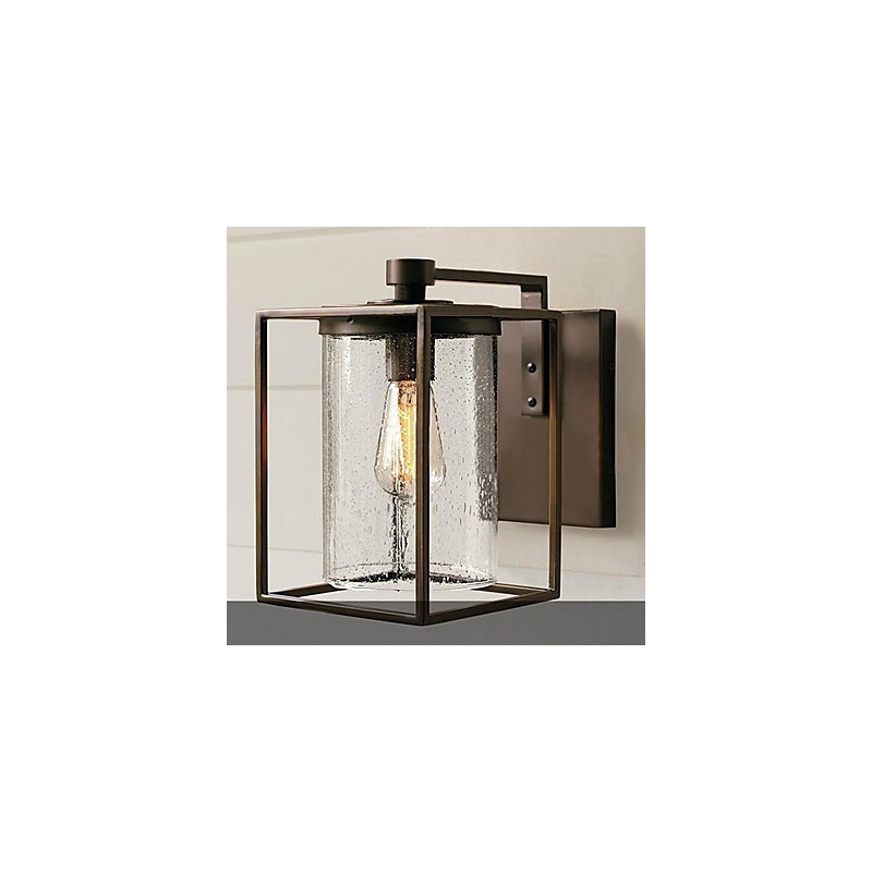 Apliques de pared para exterior modernos y contemporáneos de metal