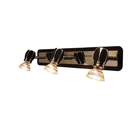 Lámparas de pared negras modernas para baño con 3 luces Lámparas de pared negras modernas para baño con 3 luces