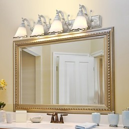 Apliques de pared Iluminación de baño Lámparas de pared de lectura Estilo mini Rústico Lodge Metal