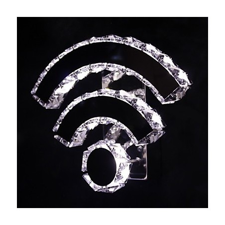 Apliques de pared de cristal con WIFI, cristal, moderno, contemporáneo, para cama, sala de estar, hotel, metal Apliques de pared de cristal con WIFI, cristal, moderno, contemporáneo, para cama, sala de estar, hotel, metal