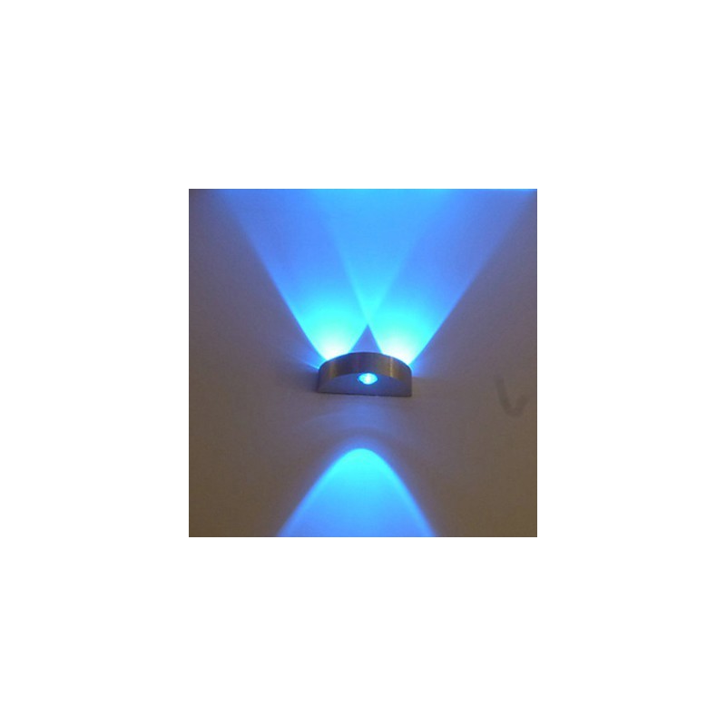 Lámpara de pared de medio mes, modelo creativo de barra, apliques de pared modernos y contemporáneos de metal.