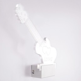 Lámpara de pared acrílica de PVC, moderna y contemporánea, de metal.