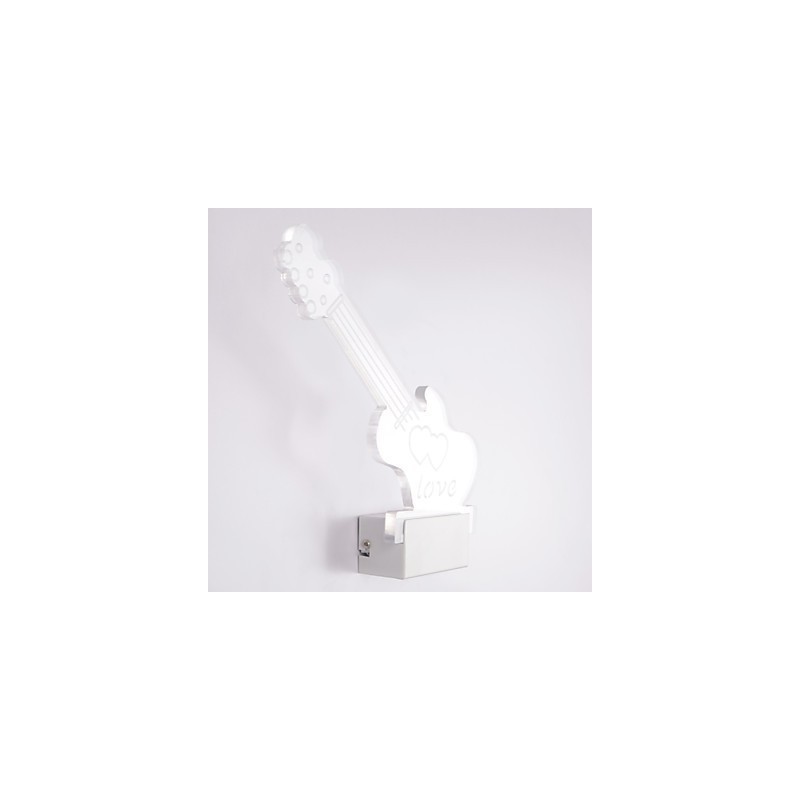 Lámpara de pared acrílica de PVC, moderna y contemporánea, de metal.