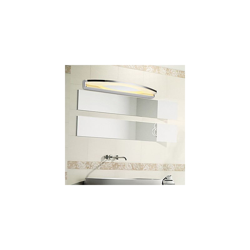 Iluminación de baño moderna Lámpara de pared de metal contemporánea