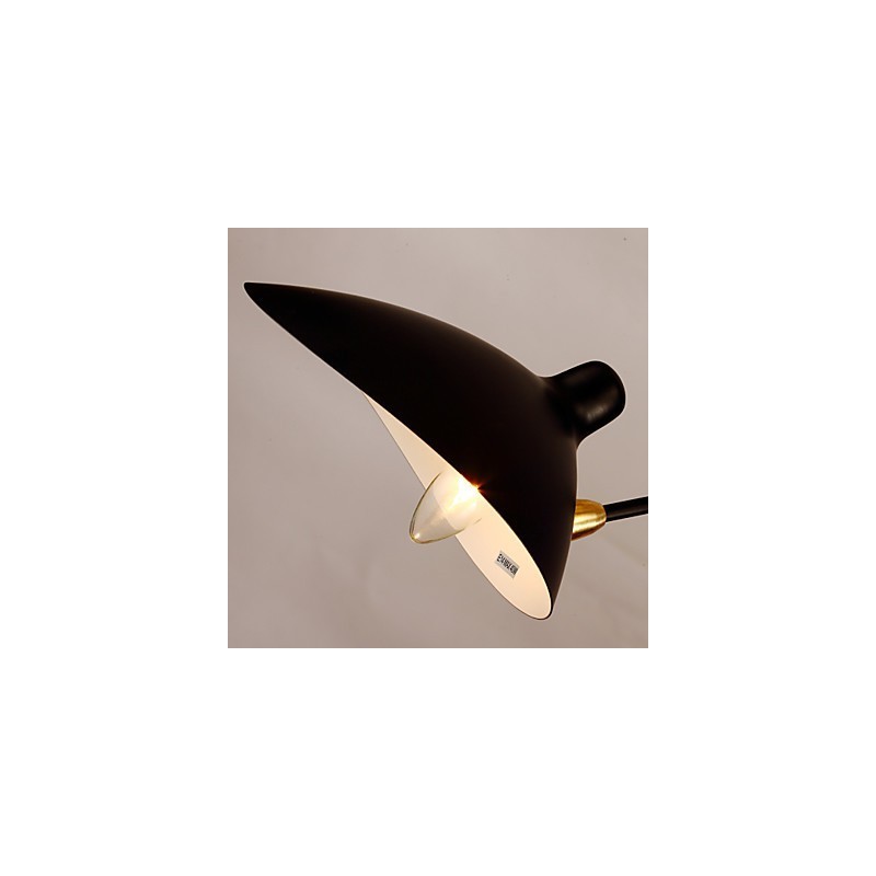 Lámpara de pared estilo loft americano, estilo campestre, estilo vintage, para mesita de noche, larga, mecánica, para estudio y trabajo en interiores.