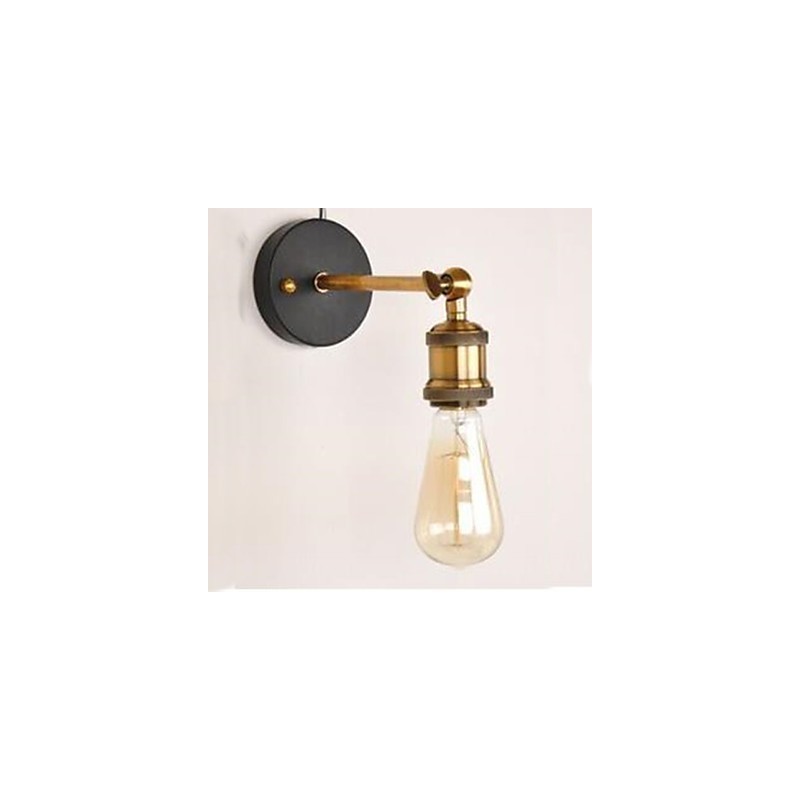 Lámpara de pared con cabeza de cobre
