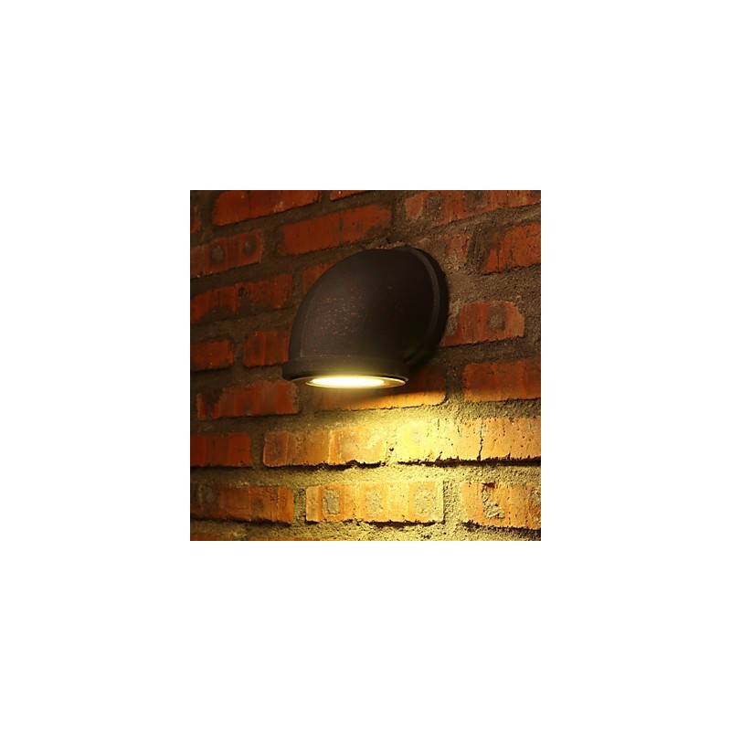 Lámpara de pared estilo loft con diseño de tubería de agua rural retro y personalidad creativa
