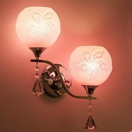 Lámpara de pared de cristal