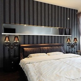 Lámparas de pared de cristal con forma de vela, modernas y contemporáneas.