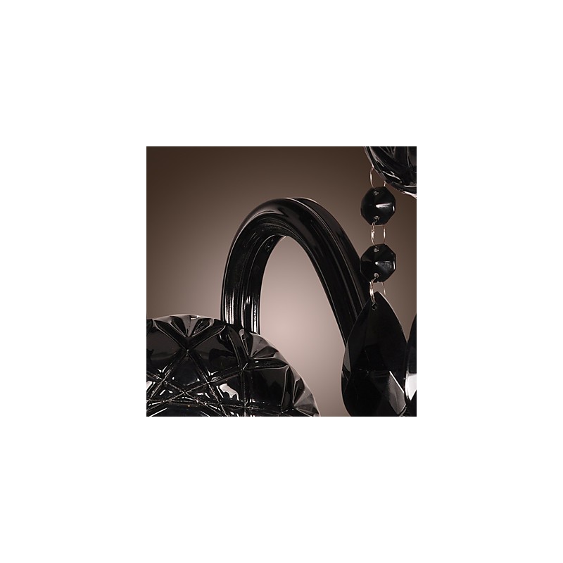 Lámparas de pared de cristal con forma de vela, modernas y contemporáneas.